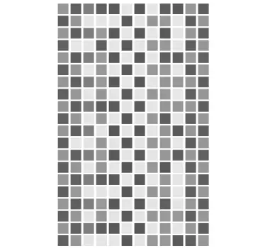 Adesivo per box doccia a motivi mosaico - TenStickers