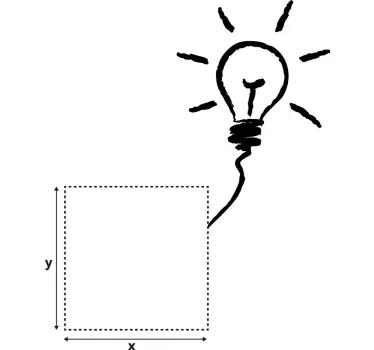 Sticker interruttore lampadina idea - TenStickers