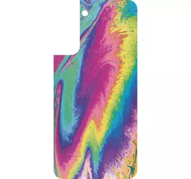 Adesivo samsung vortice fluido colorato - TenStickers