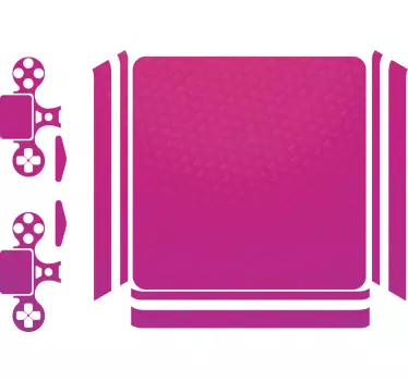 Adesivo ps4 motivo rosa pastello - TenStickers