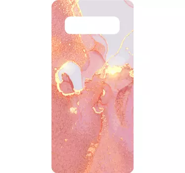 Adesivo samsung miscela rosa dorata - TenStickers