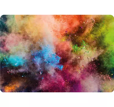 Adesivo pc Schizzi multicolori screziati - TenStickers