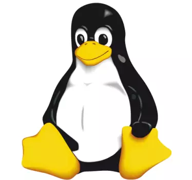 Skin adesiva portatile pinguino Linux - TenStickers