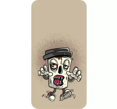 Adesivo Samsung figura scheletrica sciocca - TenStickers