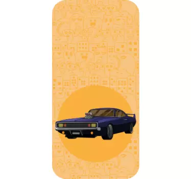 Adesivo Samsung automobile classica vibrante - TenStickers