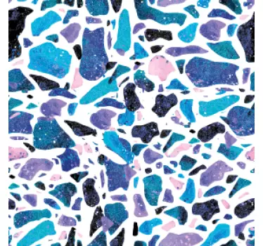 Greca adesiva motivo astratto colorato - TenStickers
