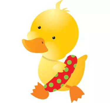 Sticker decorativo paperella salvagente - TenStickers