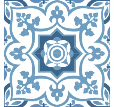 Adesivo per piastrelle design elegante a motivi - TenStickers