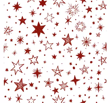 Carta adesiva per mobili sovrapposizione di motivi stellati - TenStickers