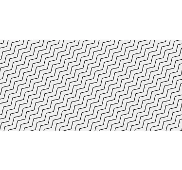 Adesivo geometrico superficie a zigzag - TenStickers