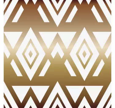 Carta adesiva per mobili motivo geometrico dorato - TenStickers