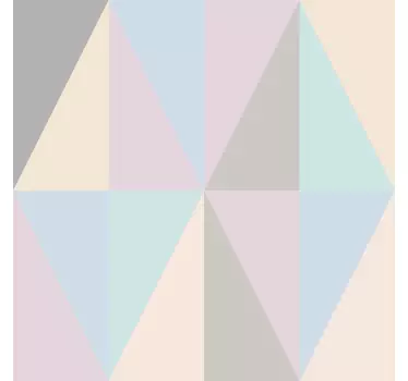 Carta adesiva per mobili motivo geometrico a triangolo - TenStickers