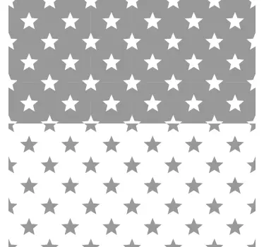 Carta adesiva per mobili copertina con motivo a stella - TenStickers