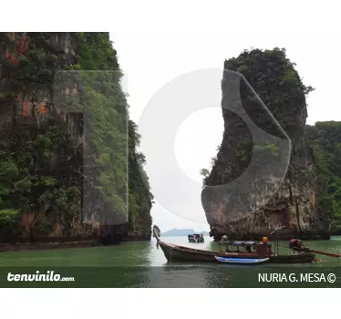 Sticker decorativo paesaggio Thailandia - TenStickers