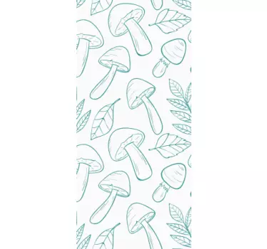 Adesivo Samsung motivo a foglia di fungo - TenStickers