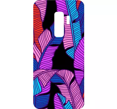 Adesivo Samsung motivo a foglie vibranti - TenStickers