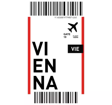 Adesivo huawei passaporto per vienna - TenStickers