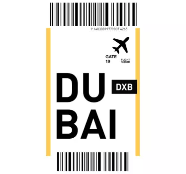 Adesivo Samsung abbonamento di viaggio dubai - TenStickers