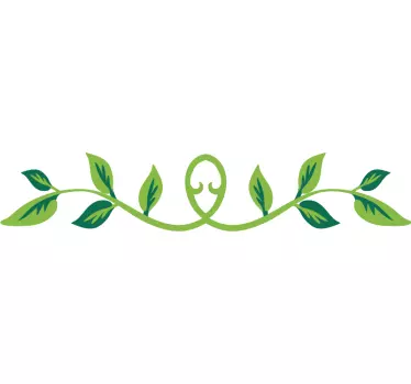 Greca adesiva filigrana natura - TenStickers