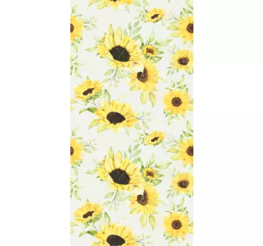 Adesivo Samsung motivo girasole - TenStickers