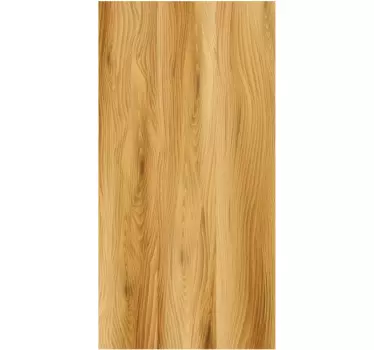 Adesivo per porta struttura del legno naturale - TenStickers