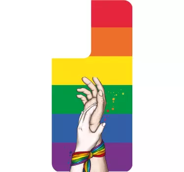 Adesivo Samsung unità mani orgoglio - TenStickers