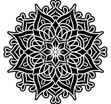 Adesivo geometrico motivo complesso - TenStickers