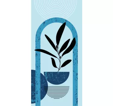 Adesivo Samsung esposizione di piante minimalista - TenStickers