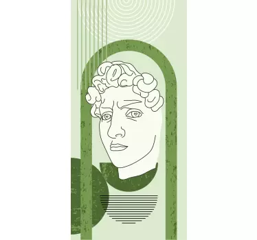 Adesivo Huawei elemento di scultura classica - TenStickers