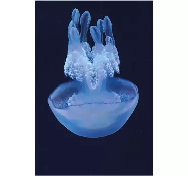 Adesivo per box doccia arte acquatica delle meduse - TenStickers