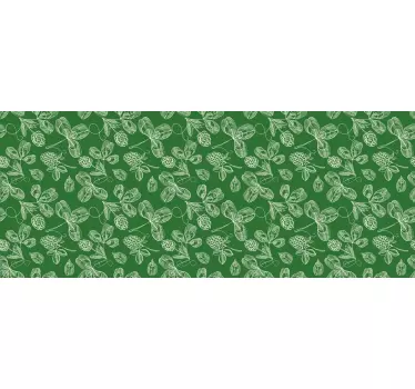 Carta adesiva per mobili motivo verde fogliare - TenStickers