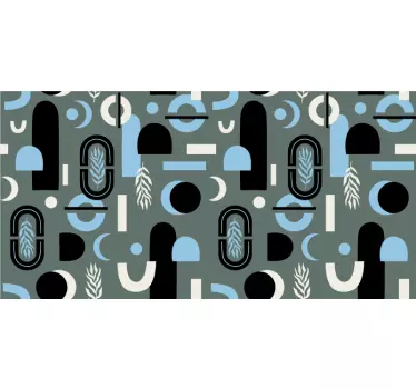 Carta adesiva per mobili design grigio a motivi - TenStickers