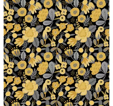 Carta adesiva per mobili cassetti ispirati alla botanica - TenStickers