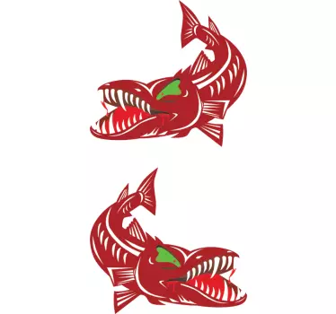 Adesivo Barracuda - TenStickers