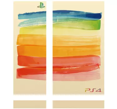Adesivo Ps4 tela dipinta - TenStickers