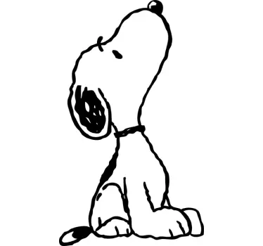 Adesivo per pc Snoopy - TenStickers