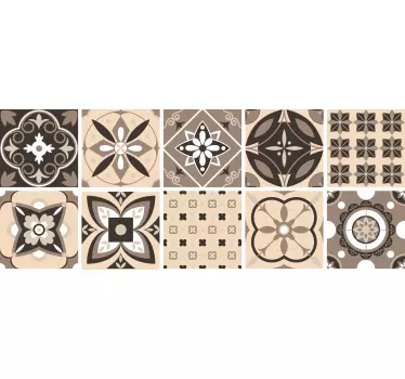Adesivo per piastrelle a motivi intricati - TenStickers