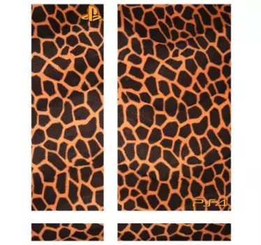 Adesivo PS4 texture giraffa - TenStickers