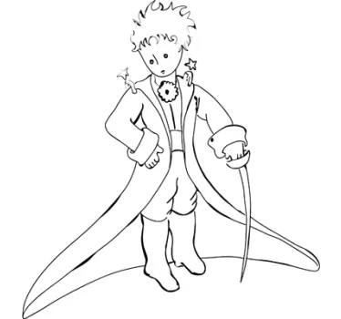 Wall sticker "Il piccolo principe" - TenStickers