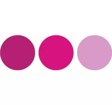 Wall Sticker Palline Rose - TenStickers
