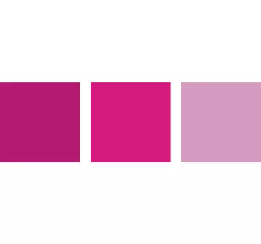 Sticker Quadrati Rosa - TenStickers