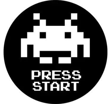 Adesivo pc Space Invaders - TenStickers