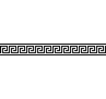 Adesivo murali fascia greca decorativa - TenStickers