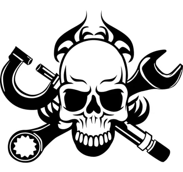 Adesivo Moto Teschio - TenStickers