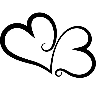 Testiera cuori tribali - TenStickers