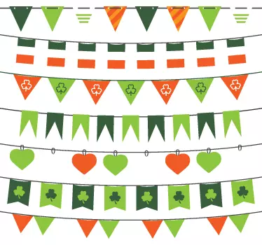 Greca adesiva decorazioni per il giorno di san patrizio - TenStickers