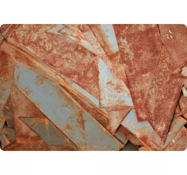 Adesivo pc texture delle piastre di ferro - TenStickers