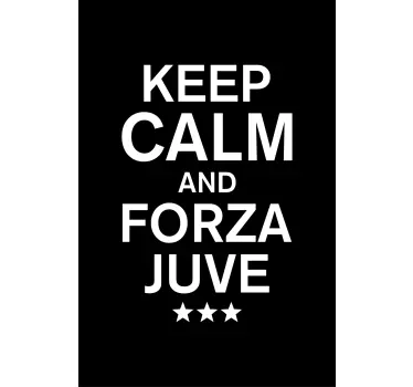 Sticker huawei Calma e forza juve - TenStickers
