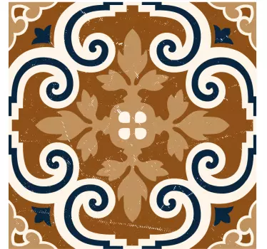 Adesivo murale stile floreale - TenStickers