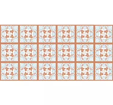 Adesivo murale stile floreale - TenStickers